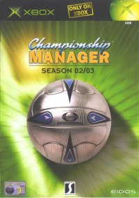 Championship Manager: Season 02/03 PAL Xbox box art